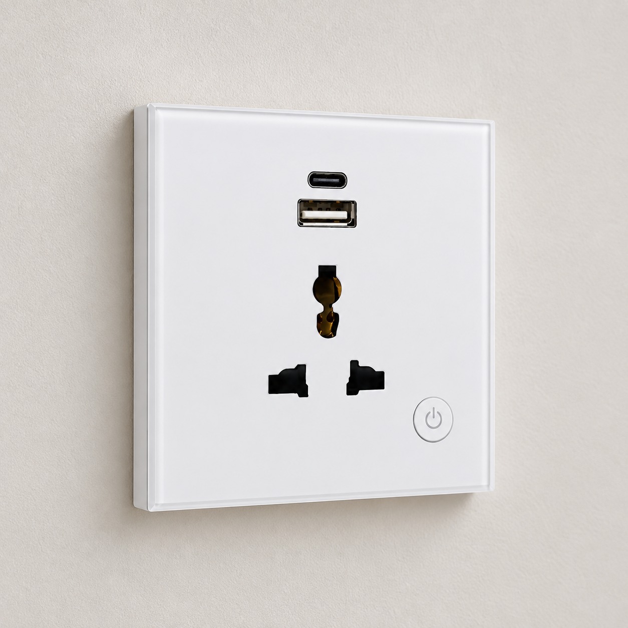 Tuya Smart Life Universal WiFi Wall Socket with USB