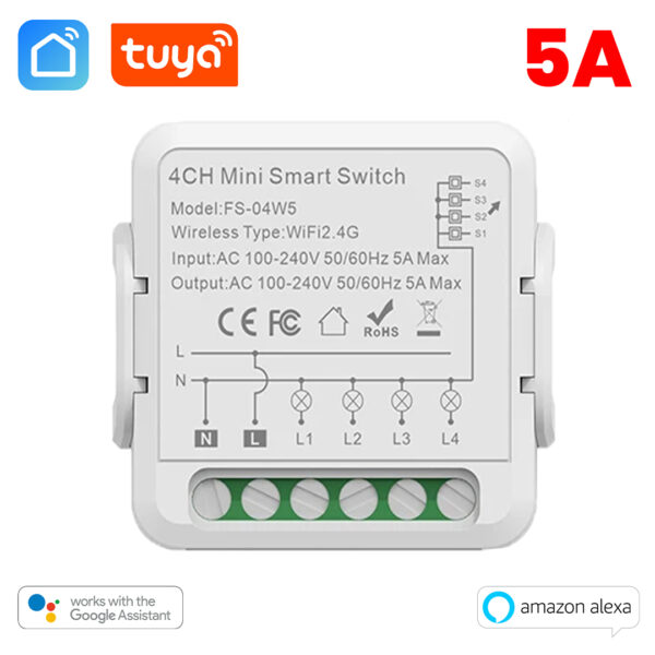 4 Ch WiFi Smart Switch