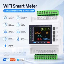Tuya 3 Phase Bidirectional WiFi Smart Energy Meter with 200A CT app